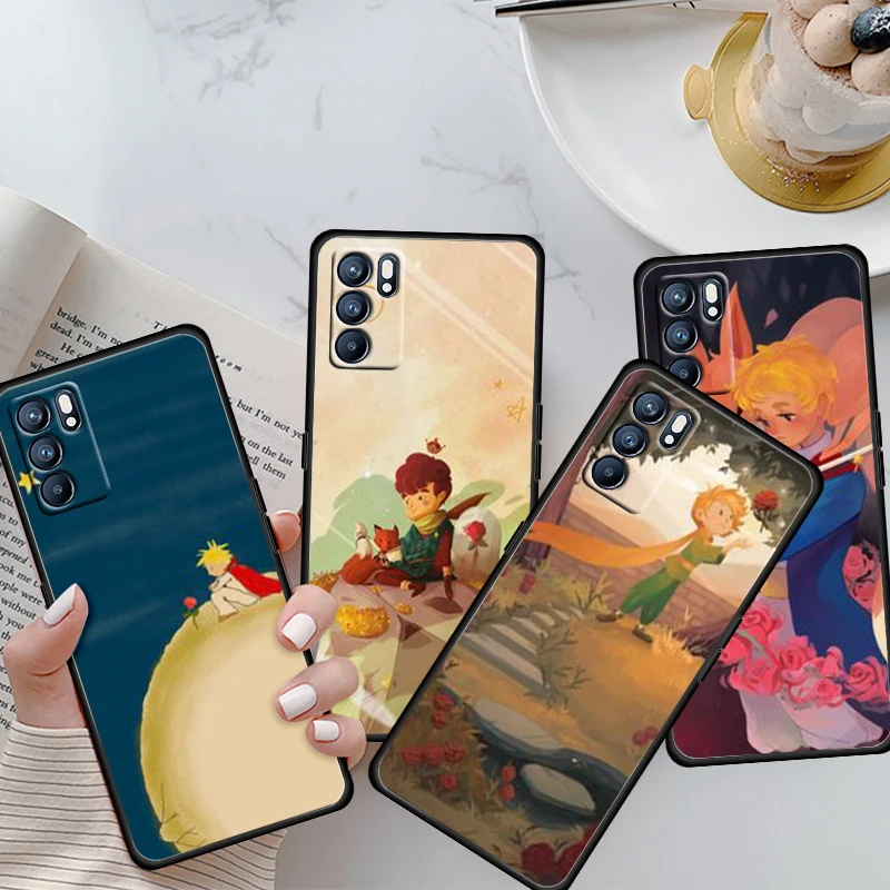 

Cartoon fantasy boy healed For OPPO Reno 6 5 4 3 2 2Z 2F Z 4F 4SE 4Z 4G 5G Pro Plus Lite Silicone Soft Black Phone Case Shell