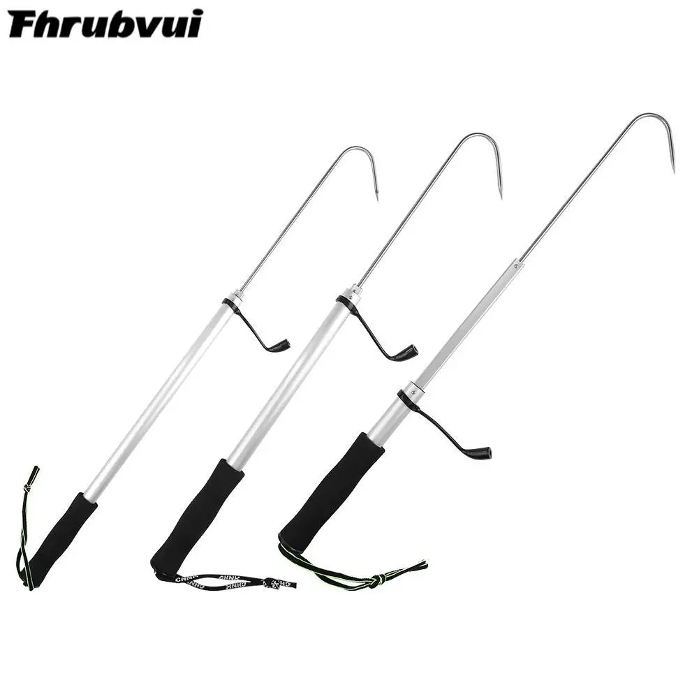 

60/90/120 см Профессиональный Телескопический выдвижной рыба Острога нержавеющей льда рыболовное судно Нержавеющая сталь EVA рыболовли ловиль...