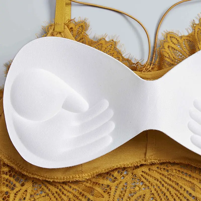 Сексуальные ресницы кружева красота обратно обернутый грудь Регулируемый дна