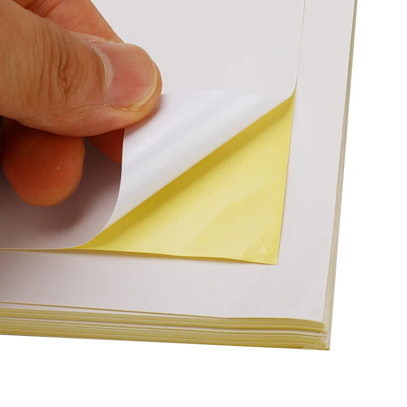 50 шт./100 шт./лот A4 глянцевая и матовая крафт клейкая наклейка для лазерного