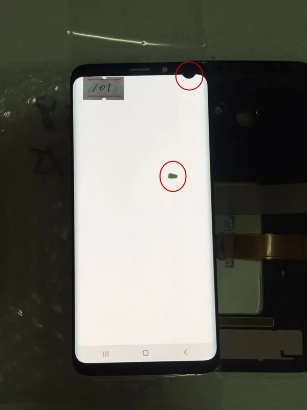 NO.101 AMOLED Замена для SAMSUNG Galaxy S9 PLUS ЖК сенсорный экран дигитайзер без рамки G965 дисплей - Цвет: NO.101