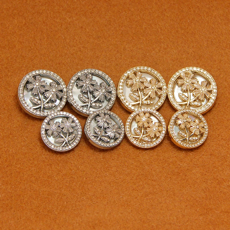 

5Pcs Luxurious Buttons Beads Setting Suit Button for Clothing DIY Sewing Accessories For Needlework Handy Work