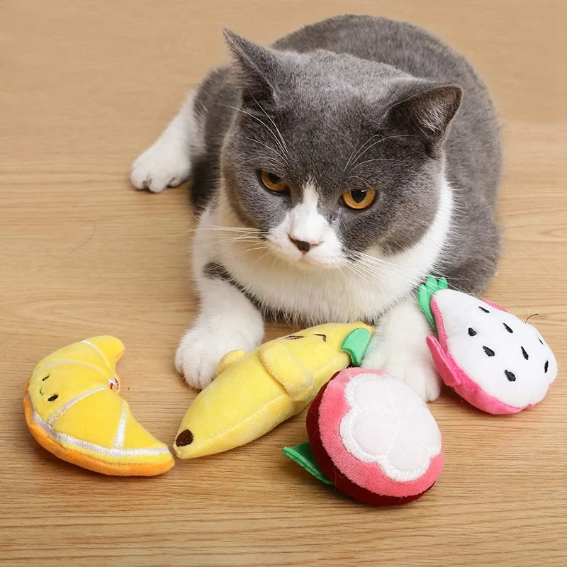 

4PCS Christmas Cat Toy Stocking Gifts Set,Cat Kitten Interactive Toy, Cat Catnip Toys for Indoor, Pet Cat Indoor Toys