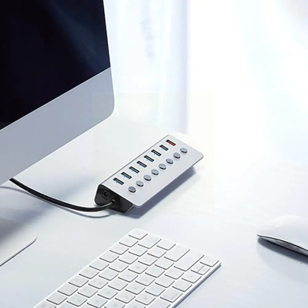 

Usb-разветвитель U7z0 с 8 портами и адаптером ВКЛ./ВЫКЛ.
