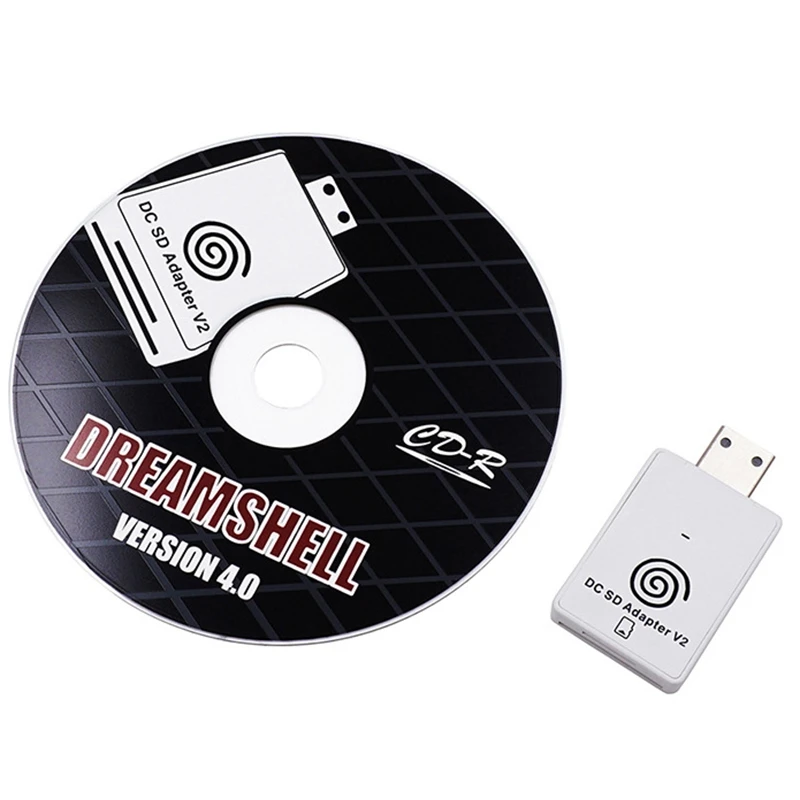 

Адаптер постоянного тока Sd Tf считыватель карт V2 для Sega Dreamcast En Cd Met Dreamshell загрузчик