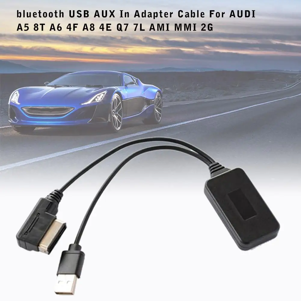Car Bluetooth USB AUX In Adapter Cable For AUDI A5 8T A6 4F A8 4E Q7 7L AMI MMI 2G Accessories | Автомобили и мотоциклы