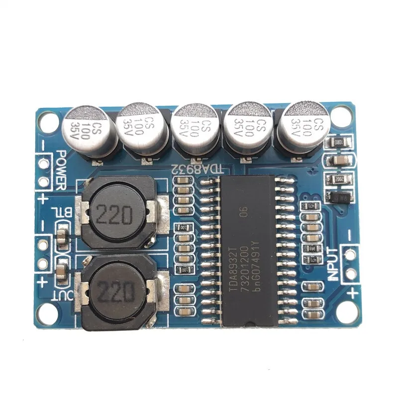 Плата цифрового усилителя мощности TDA8932 моно-усилитель 35 Вт модуль высокой