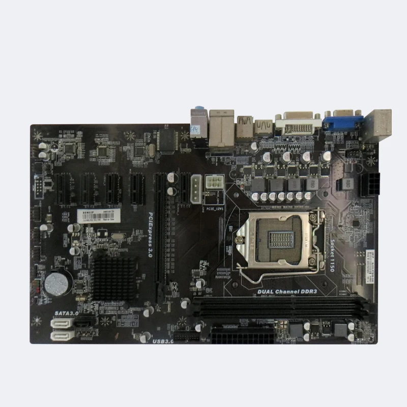 Материнская плата H81 BTC PRO для майнинга материнская H81P B85 Z87 H87 6GPU 6PCI-E коридора LGA 1150 |