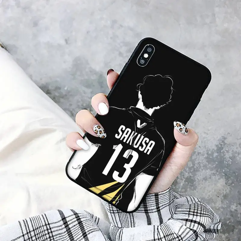 Чехол Haikyuu Hinata для телефона с рисунком аниме-волейбола iphone 13 8 7 6 6S Plus X 5S SE 2020 XR 11 12mini