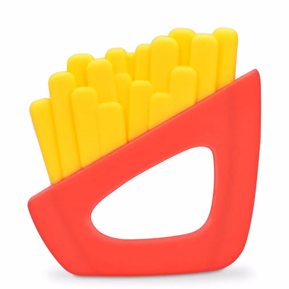 

Teething Fries For Child Natural Cooling Teething Fries For Toddlers Child Silicone Bite Child Molar Teether Soothing Toy