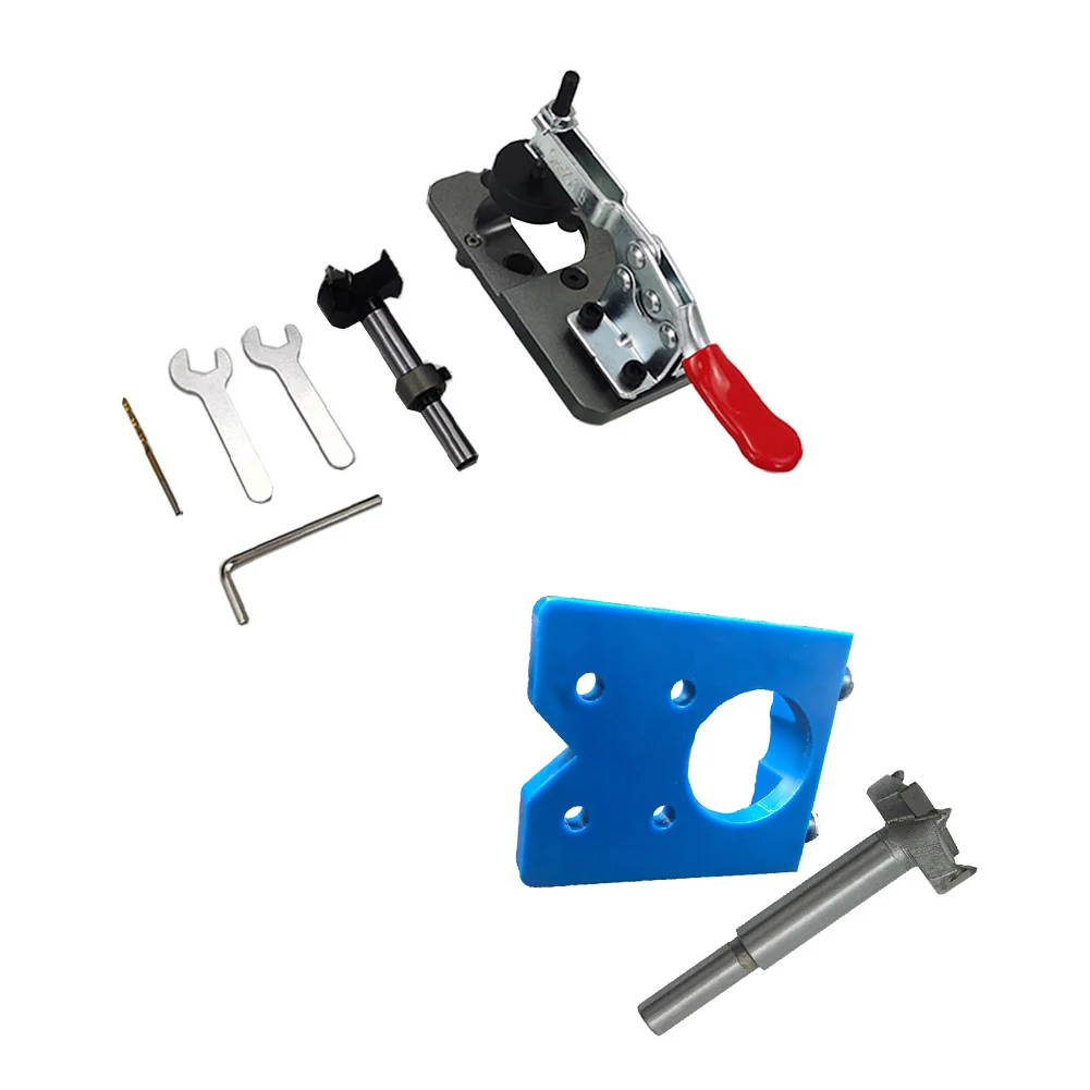 

Набор отверстий для петель, комплект из 6 предметов для работ по дереву, с гаечным ключом, шаблоном, ручной инструмент из алюминиевого сплава