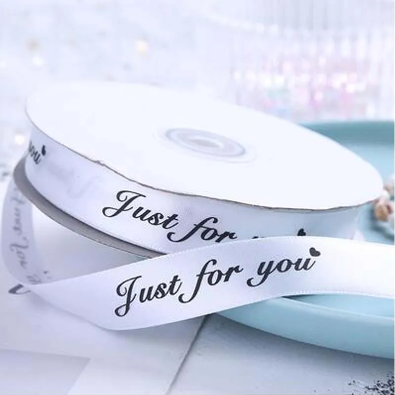 

Лента из полиэстера с принтом «Just For You», 10 мм