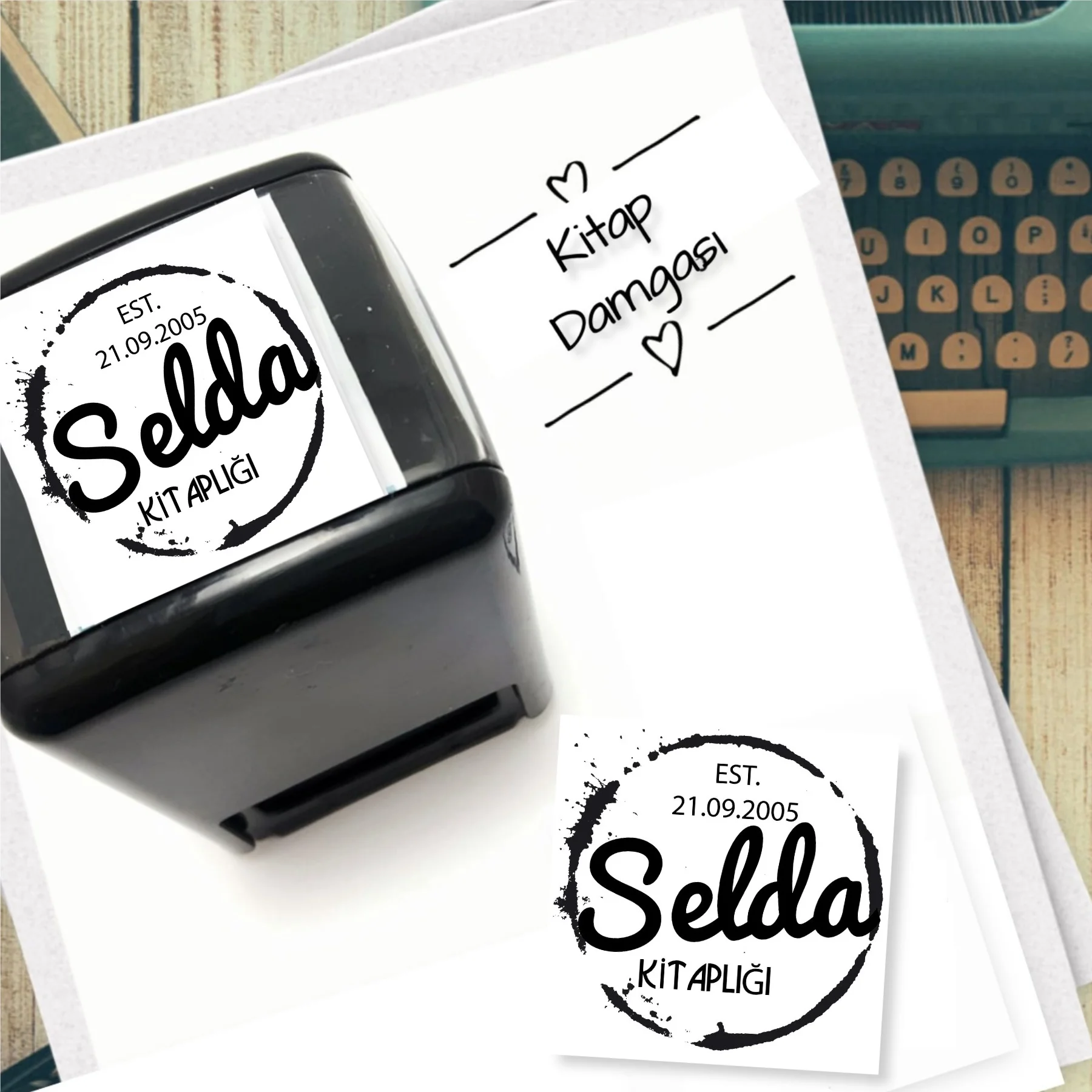 

Персонализированные именем Автоматическая штамп с изображением площади-1015