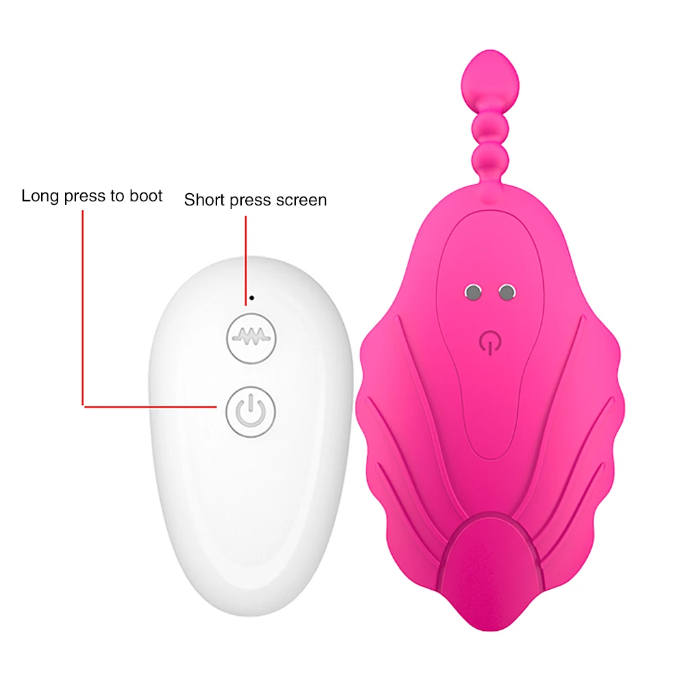 Вибратор-бабочка для интима Вагина клитор стимуляция невидимые эротические