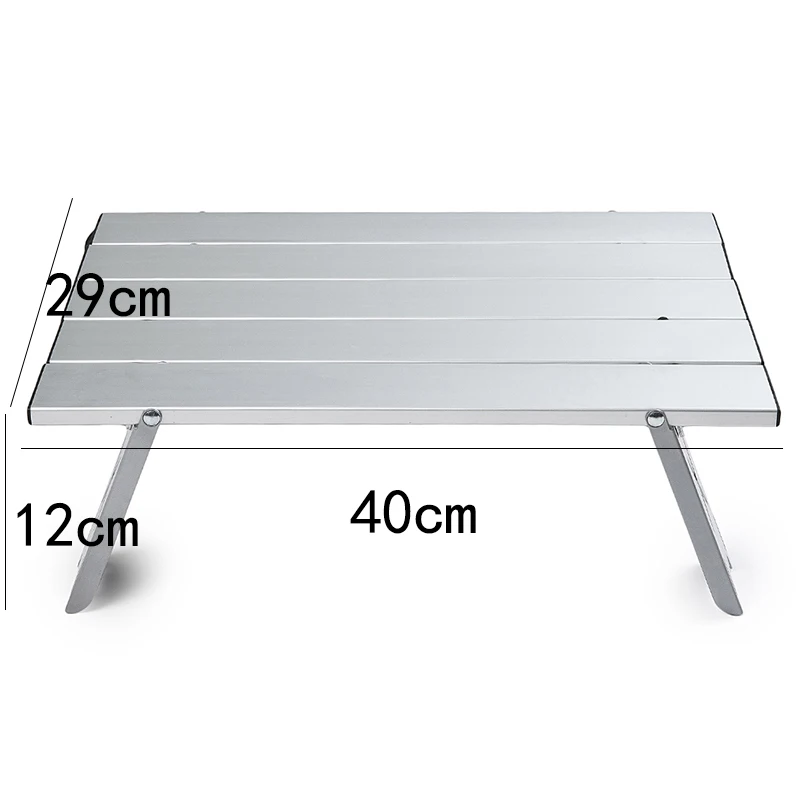 

Small Metal Mini Rolling Aluminium Folding Camping Table Foldable Potable Camping Writing Desk Tables Lightweight Picnic Table