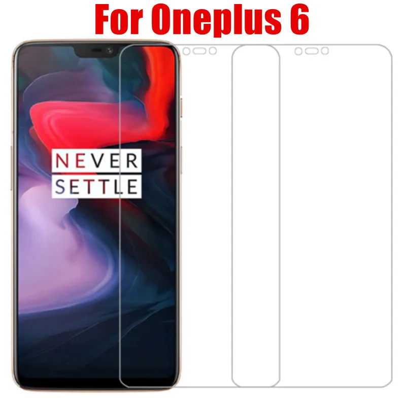 

2pcs For Oneplus 6 1+6 One Plus 6 Protective Glass Phone Screen Protector on oneplus6 One plus6 Safety Tempered Glass