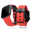 Ремешок спортивный для Apple Watch 7 6 SE 5 Band 44 мм 40 мм 42 мм 38 мм 45 мм, Силиконовый ТПУ Браслет для iWatch 6 SE 5 4 3 2 1 Band