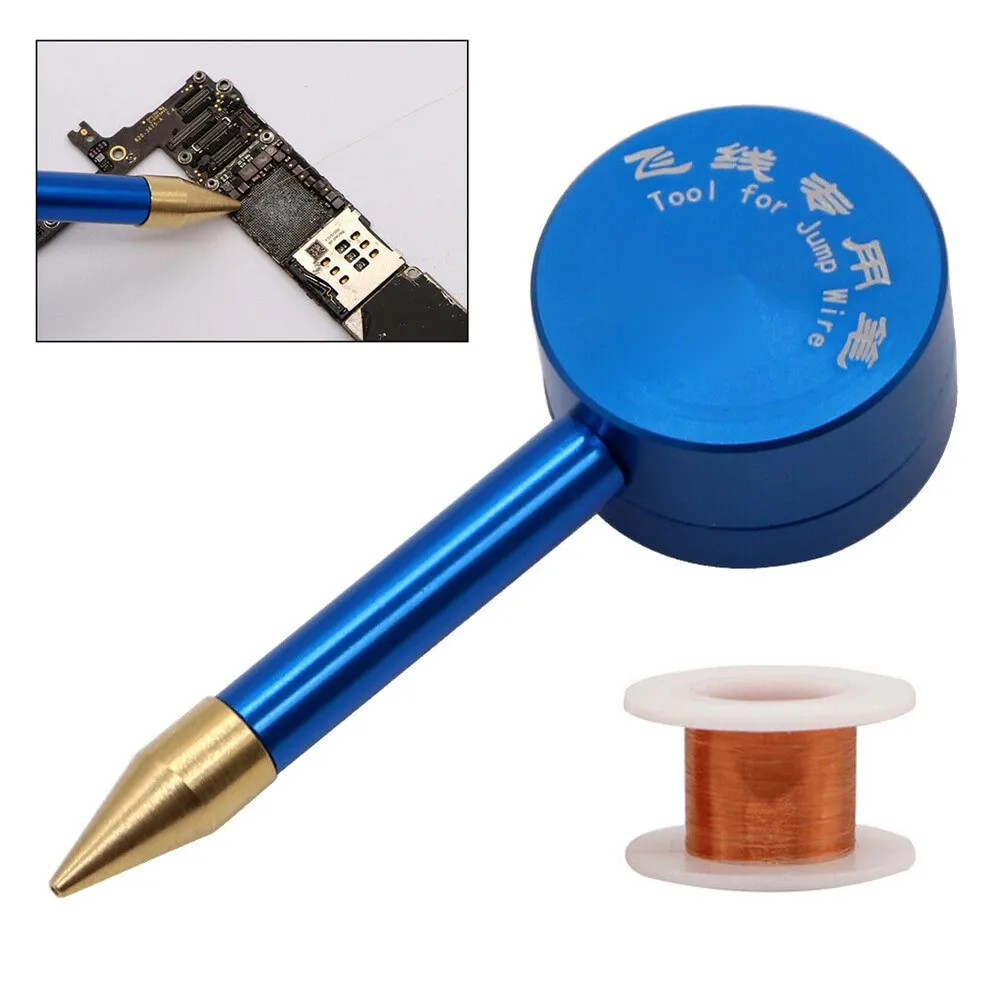 

Wire Jumer Wire Welding Auxiliary Tool Chip For 0.02mm PCB Jumper Line Link PCB Pen Reel Repair Soldering Welding