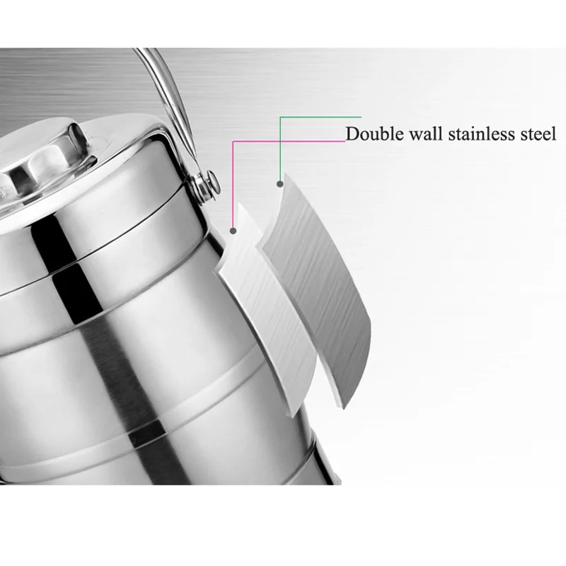 3 Слои вакуумная изоляция Нержавеющая сталь Коробки для обедов детей и взрослых