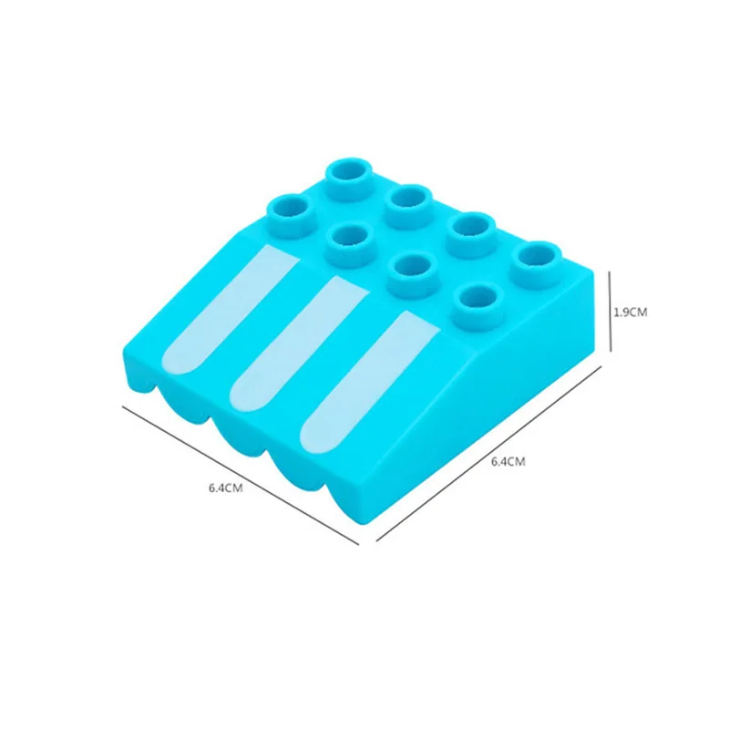 

Big Size Building Blocks Swing Slide Plant Animal Accessories Toys for Children Compatible City Bricks Toy Gift