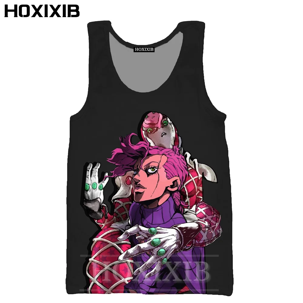 HOXIXIB женская рубашка комиксы журнал Higashikata Josuke 3D принт аниме JoJo Необычные