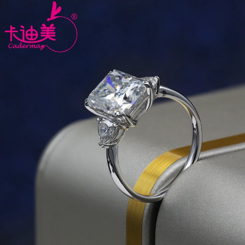 Кольцо женское из серебра 925 пробы 4 карата 8 х10 мм | Украшения и аксессуары