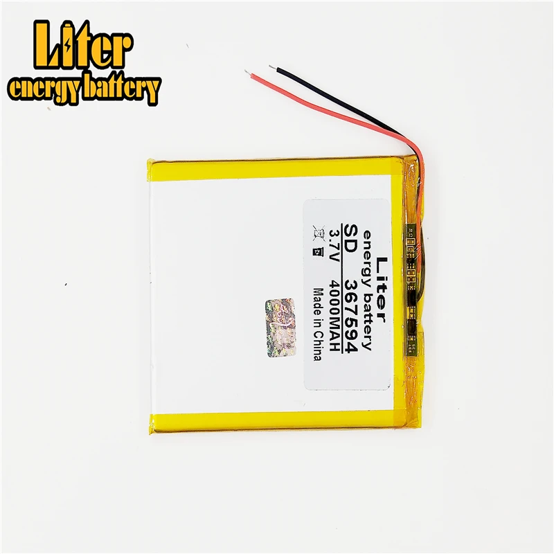 367594 3 7 V 4000mah литий полимерный аккумулятор планшета с защитной платой для GPS Tablet PC
