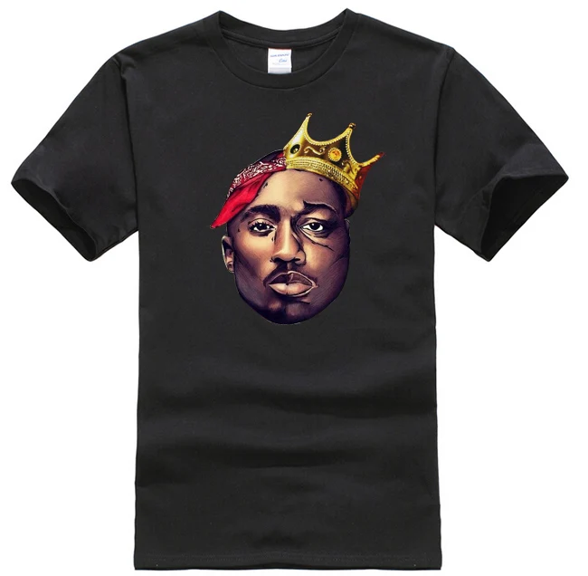 100% хлопок известный biggie 2PAC Eazy Тупак готов к смерти Футболка Мужская хип хоп