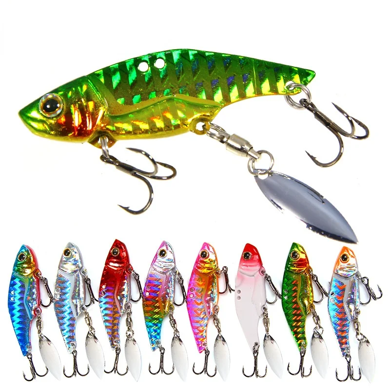 

1pcs Rotating Sequin Lure Bait 12g/16g Bass Mouth Fake Bait