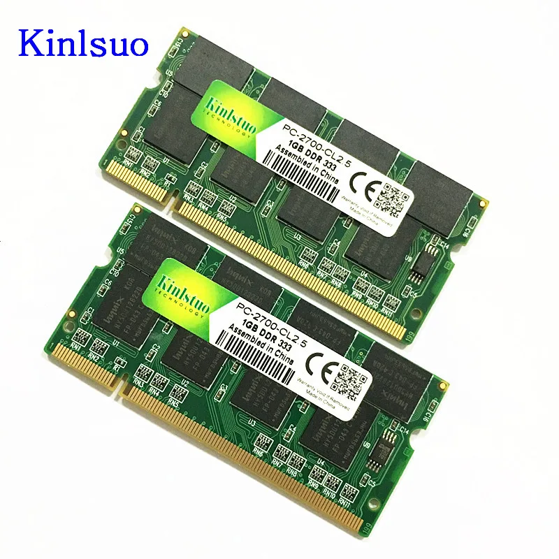 Фото Оперативная память Kinlstuo для ноутбука so-dimm ddr1 DDR 400 333 MHZ/pc-3200 pc-2700 200 pins 512mb 1gb sodimm ram |