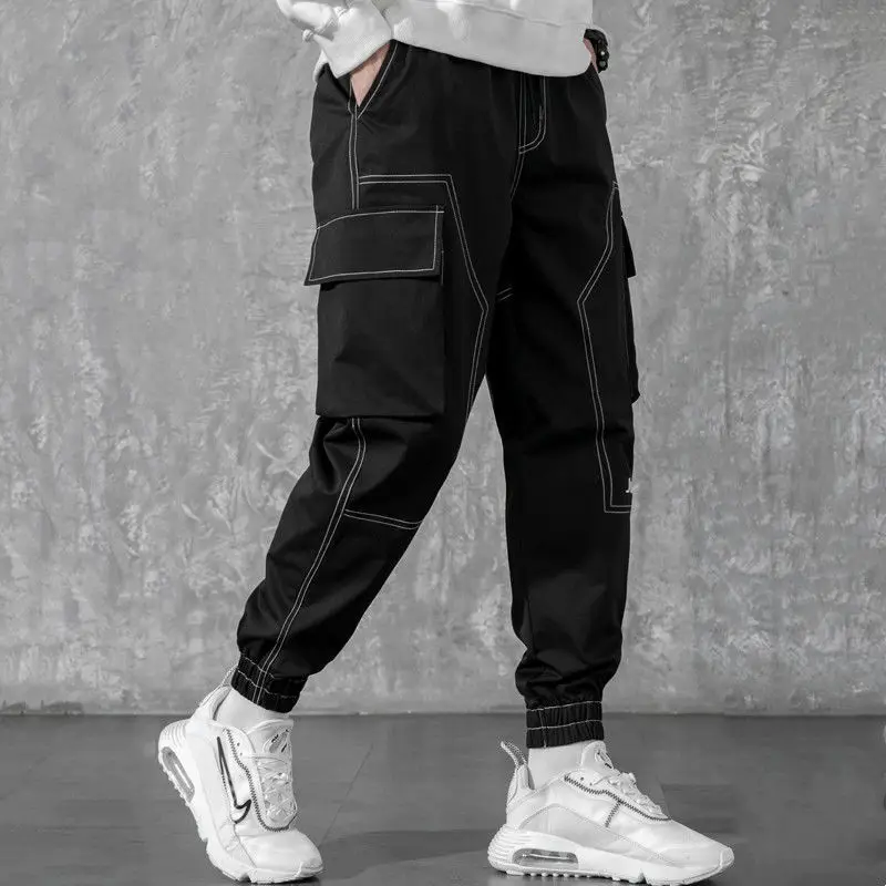 

2021 new Supreme tony summer thin slimming casual sports overalls men