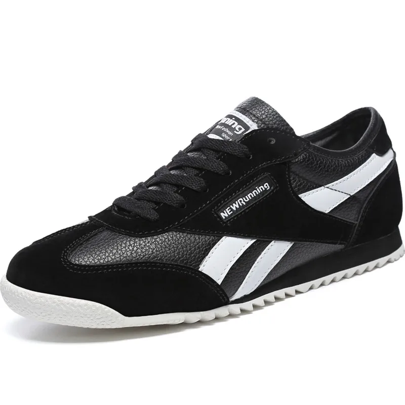 

Comemore Grey Leather Man Sneakers Men Sport Shoes Woman Running Shoes For Men Light Weight Men's Sports Shoes Athletic