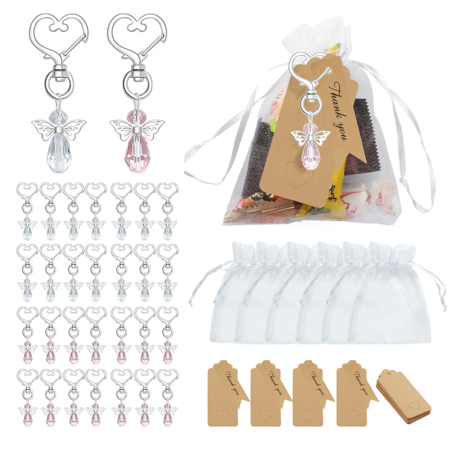 

DIY Guest Gifts Kit With Pendants & Labels & Bags For Party