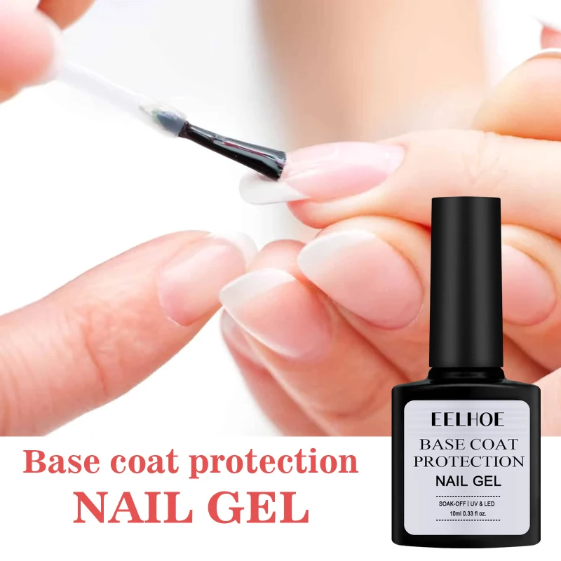 

10ml Top Coat Base Coat Nail Gel Primer UV Long-lasting Shiny Nail Art Tips Manicure Gel Nail Polish Varnish For Manicures TSLM1