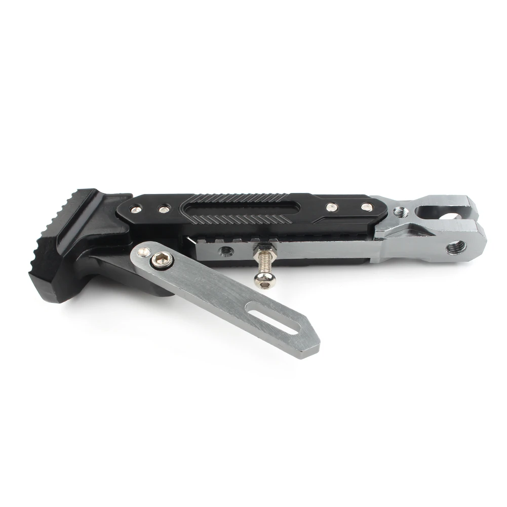 

Stainless steel Motorcycle Non-slip Adjustable Kickstand Foot Side Support Stand