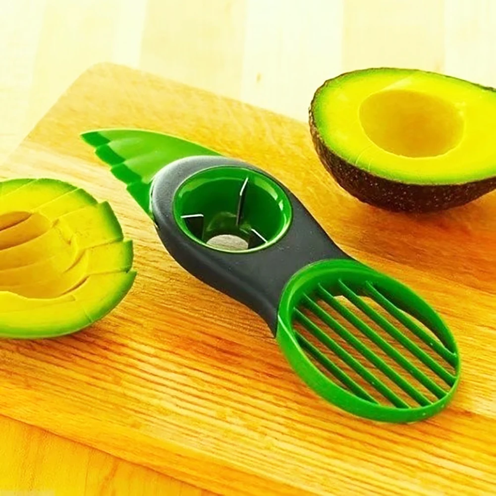 3-в-1 Slicer авокадо инструмент для очистки початков кукурузы мульти-Функция фрукты сепаратор Пластик Ножи пилинг ложка сепаратор бытовой техники инструмент