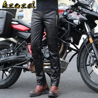 high quality new mens genuine leather pants men tight locomotive trousers korean male moto natural sheepskin pencil pants 30 36