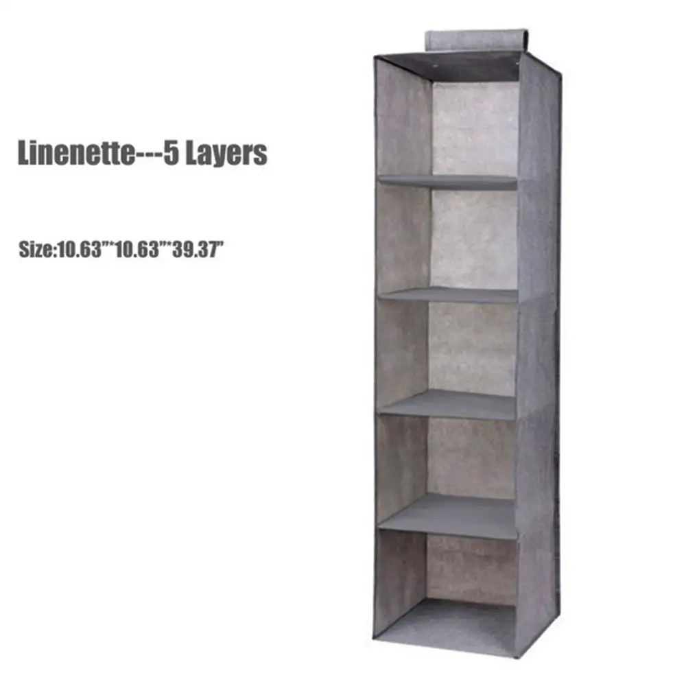 Подвесной шкаф Linenette для хранения мелочей бытовые принадлежности обувь 3/4/5 слоев