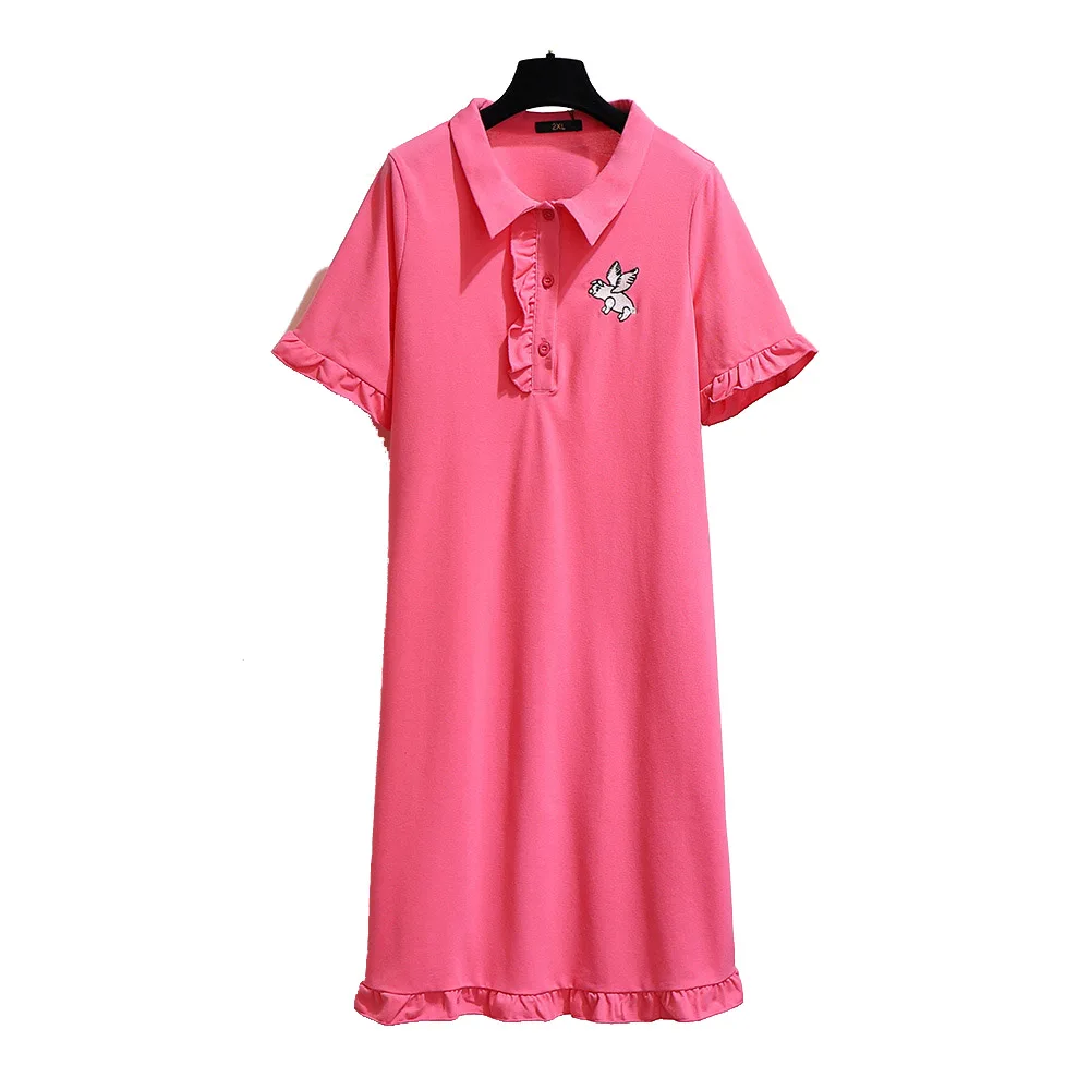 Женское Спортивное платье 2020 летнее Новое повседневное зеленое поло с коротким