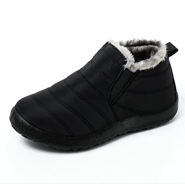 

Women Boots Ultralight Winter Shoes Women Ankle Botas Mujer Waterpoor Snow Boots Female Slip On Flat Casual Shoes Plush Footwear