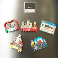 qiqipp florence italy three dimensional cultural landscape tourist souvenirs magnetic refrigerator accompanying gifts