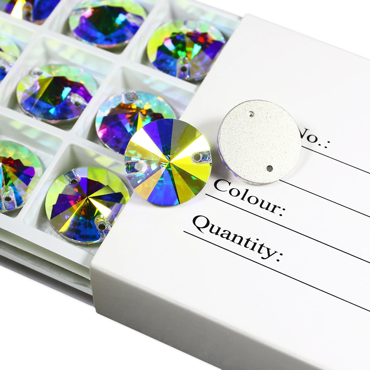 Стразы с кристаллами AB пришивные стразы свободные драгоценные камни стеклянные