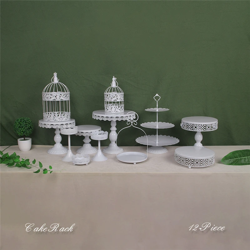 12 шт. Свадебный десертный поднос подставка для торта вечерние поддоны кексов