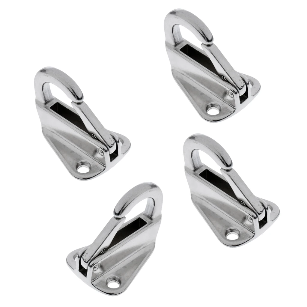 

4 шт 9 мм из нержавеющей стали крюк поводок держатель брызговик крюк для лодок