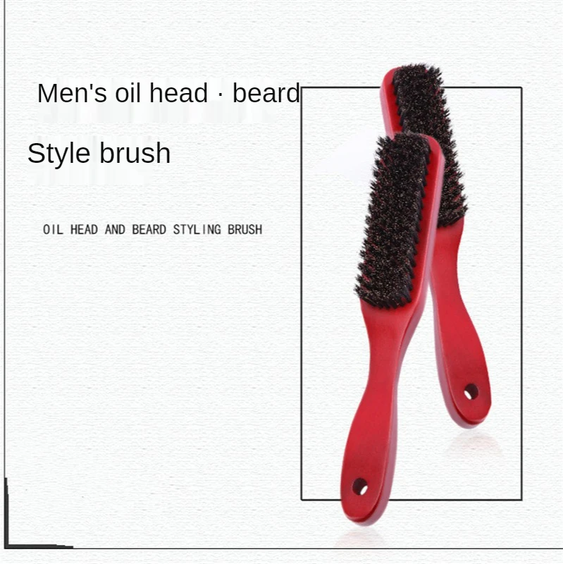 Щетка для парикмахерской и бороды с деревянной ручкой щетиной кабана - купить по