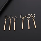 Горячая Распродажа аниме серьги ророноа Зоро косплей 3 шт.компл. цвета розового золота Мужчины Женщины Подвесные серьги аниме Поклонники коллекции ювелирных изделий