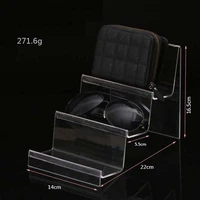 transport 100 acrylic mobile book wallet sun glasses holder multi layers cellphone rack jewelry display stand shelf
