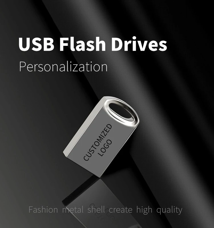Мини-usb флеш-накопитель с логотипом на заказ 1 ГБ 2 4 8 16 32 64 128 0 30 шт. металлический usb