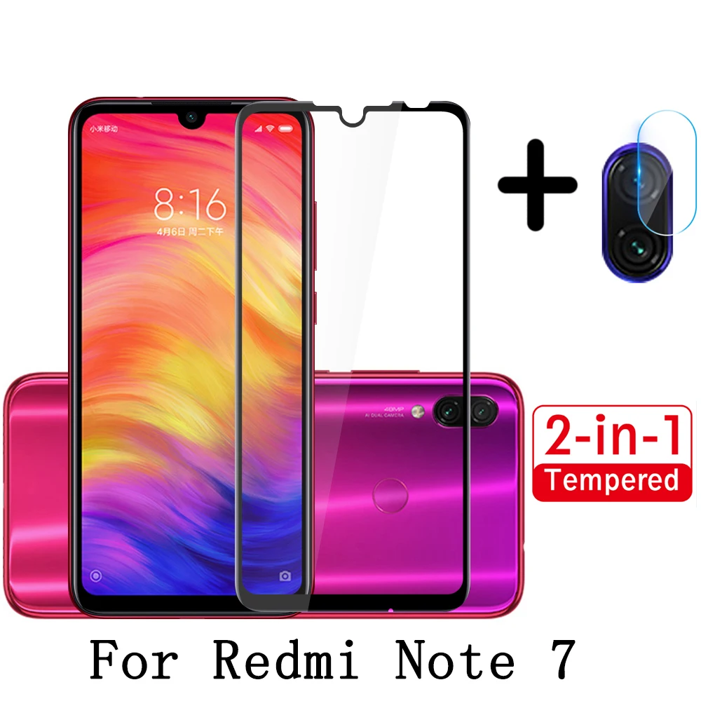 2 в 1 крышка объектива камеры пленка для Xiaomi redmi Note 7 note ударопрочный ультра тонкий