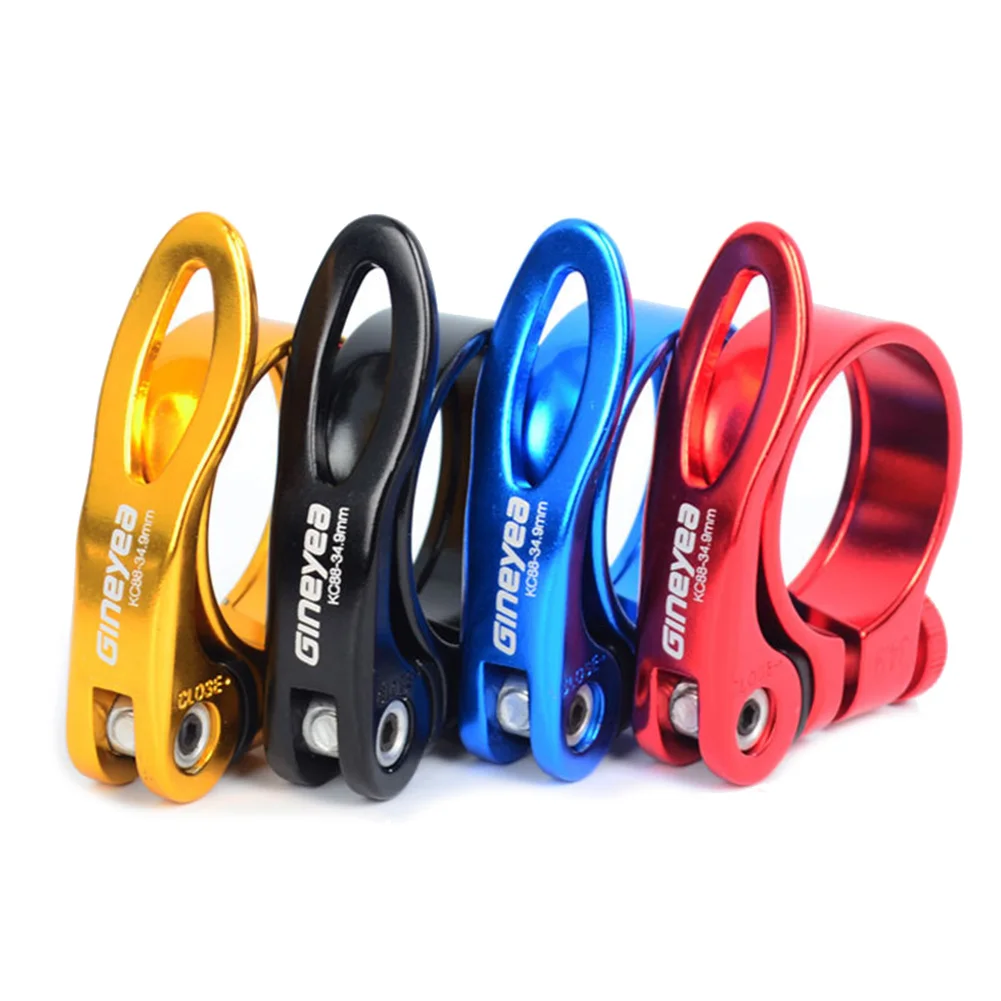

28.6/31.8/34.9mm MTB Bike Bicycle Seat Post Clamp Seat Pipe Clamp Quick Release Mountain Bicycle Seat Post Seatpost Clamp